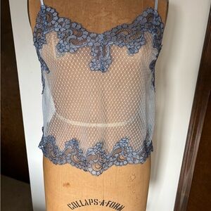 Victoria's Secret Blue Lace Camisole